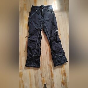Black Outdoor Pants with White Stitching